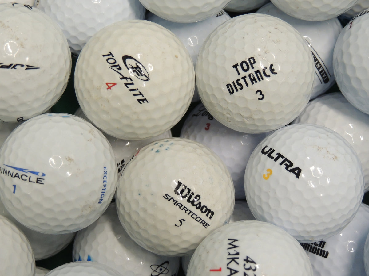 Lakeballs Marken Mix Grade B – gebrauchte Golfbälle