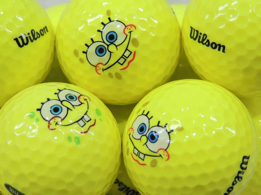 Spongebob golfball wilson golf ball Great interest