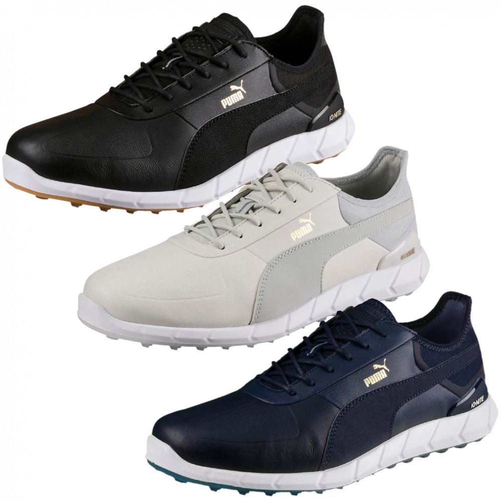puma ignite spikeless lux golf shoes 