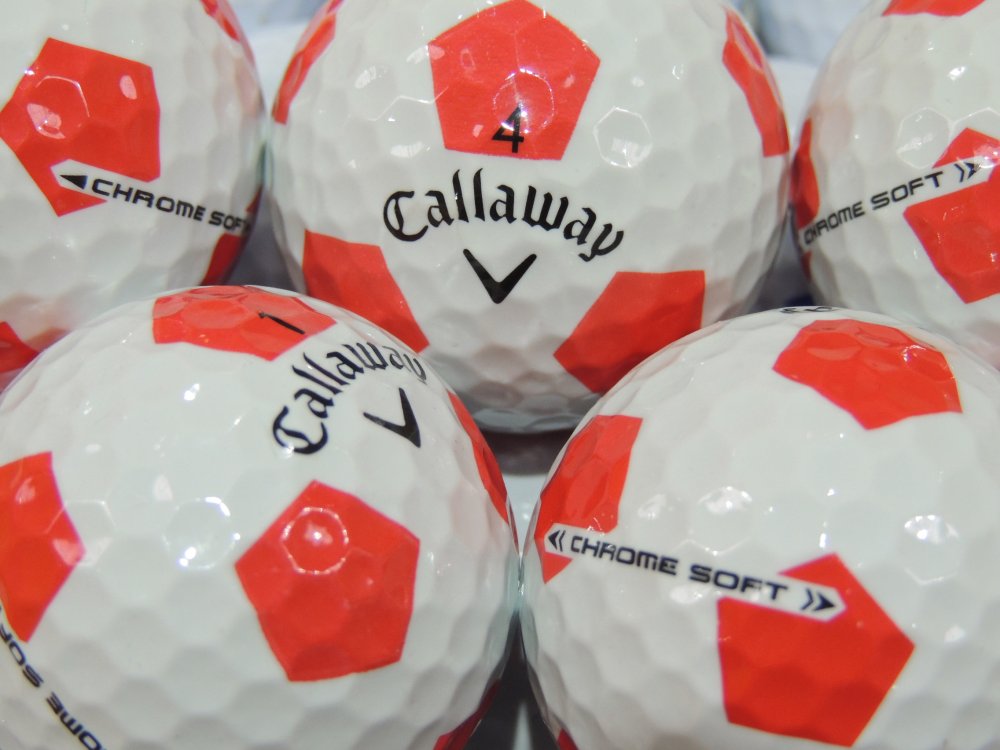 Another Swing Callaway Golfbälle 12er Pack - Gebrauchte Truvis Chrome Soft Bälle AAA Qualität