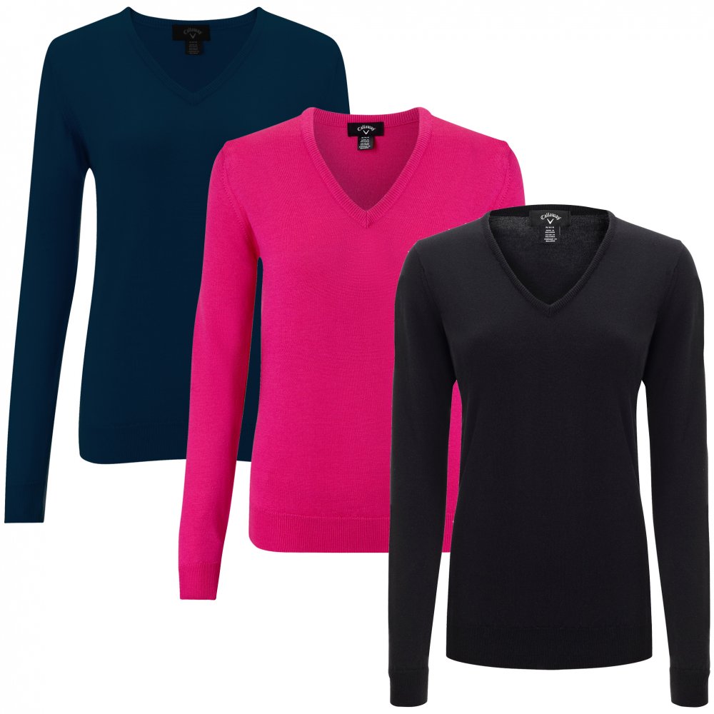 Callaway Golf VNeck Merino Sweater Damen SALE